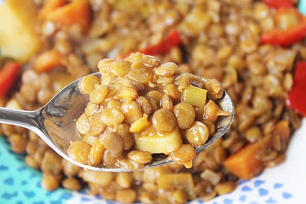 Plato de lentejas