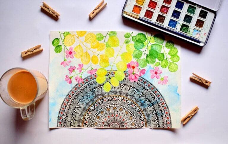 Libros para colorear: arte terapéutico para adultos