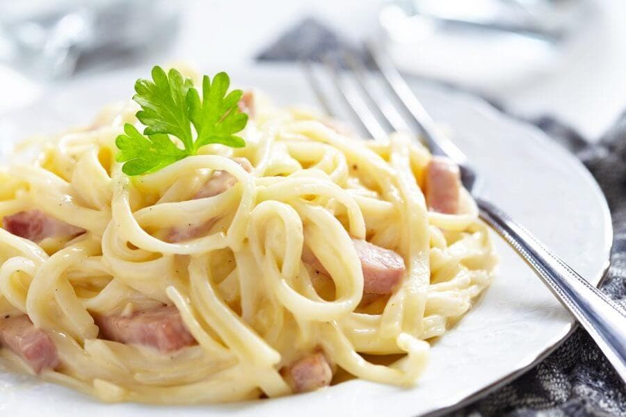 Pasta a la carbonara