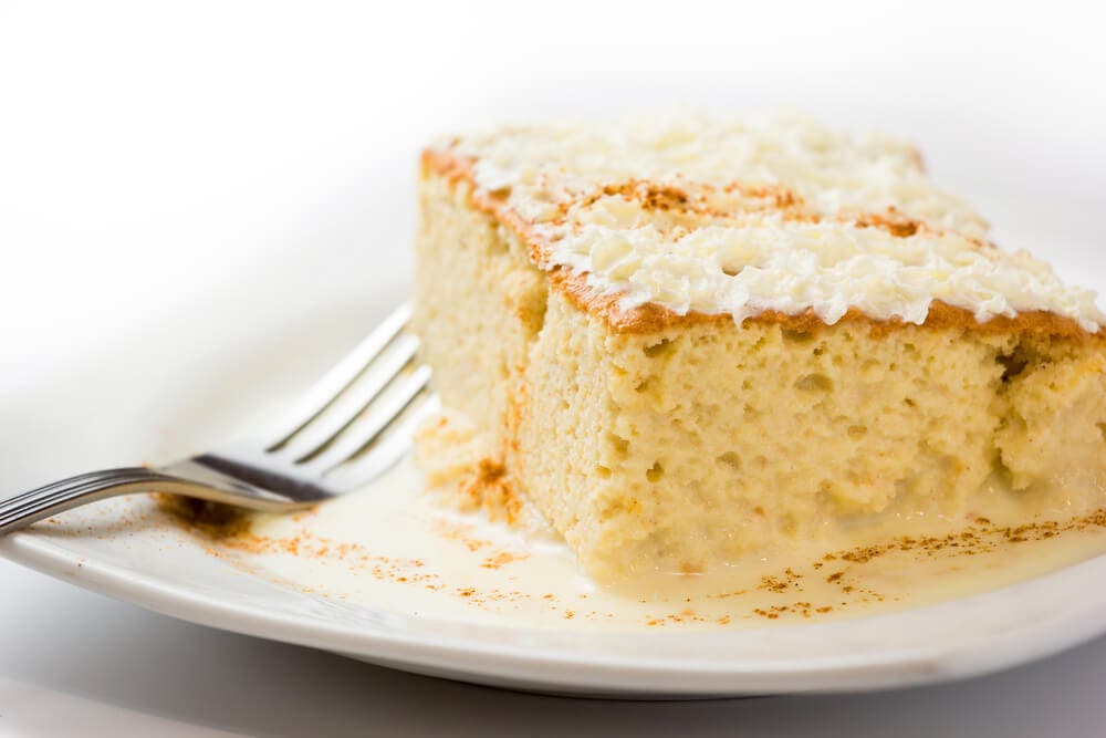 Pastel de leche al horno