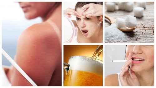 8 hábitos comunes que deterioran la salud del rostro