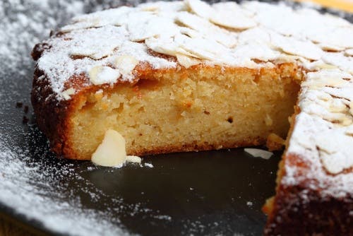 tarta de almendras