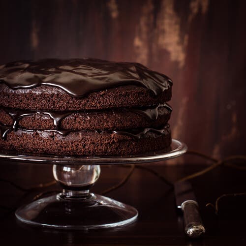 tarta de crema de chocolate