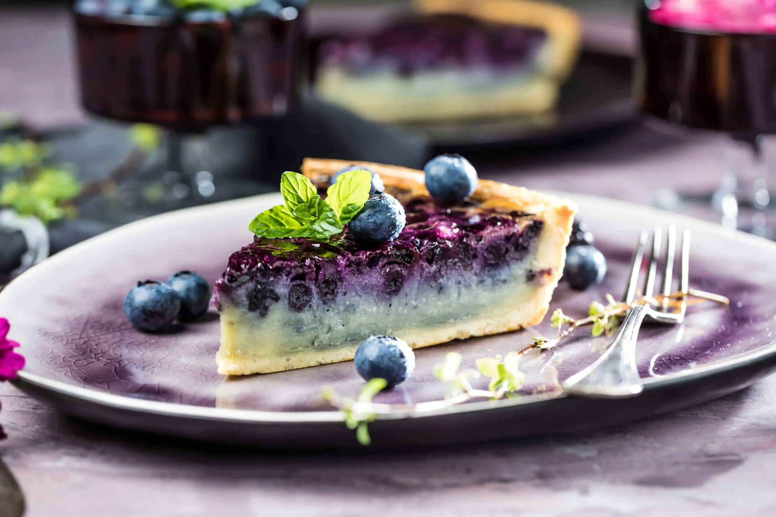 Tartas de frutos del bosque clásica