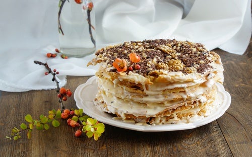 Cómo preparar tarta Napoleón