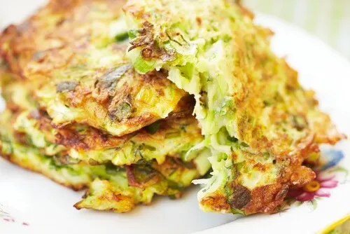 Receta de tortitas de calabacin