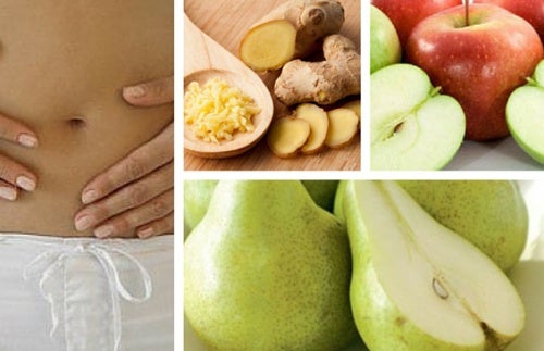 ¿Indigestión? Combátela con zumo de manzana, pera y jengibre