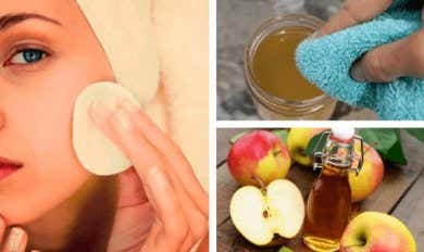 Desmintiendo los beneficios del vinagre de manzana para lavar el rostro