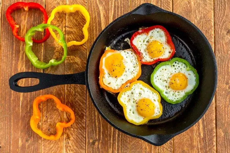 Flores de pimiento con huevo