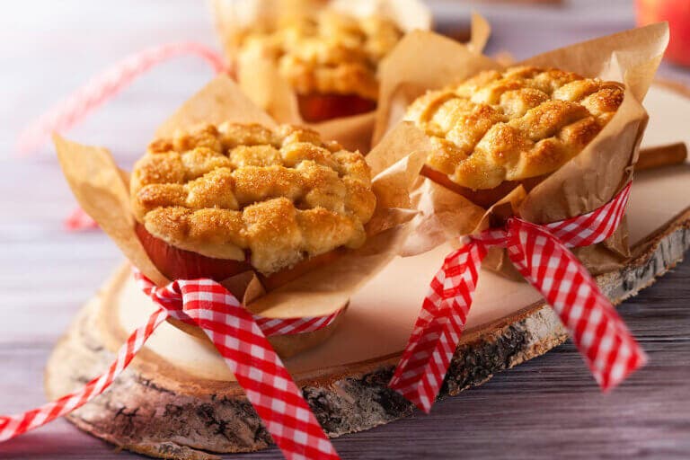 Mentiras dulces de manzana y pera para diabéticos