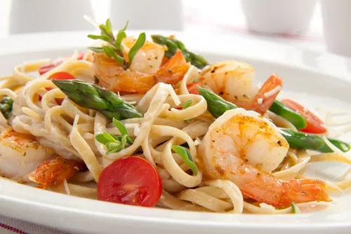 pasta con mariscos