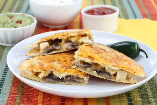 Quesadillas de champiñones