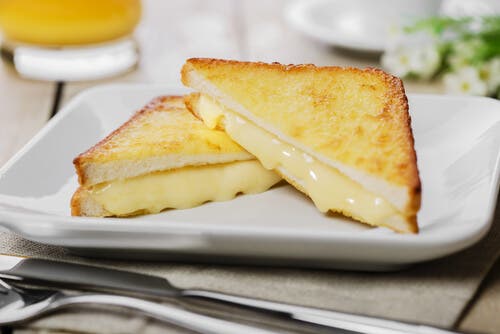 sandwich de queso a la parrilla