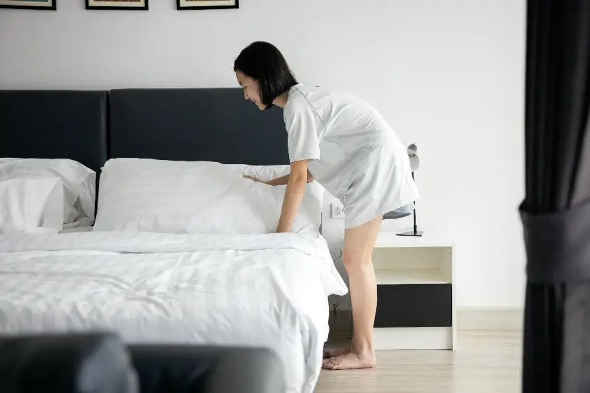 Limpiar la cama