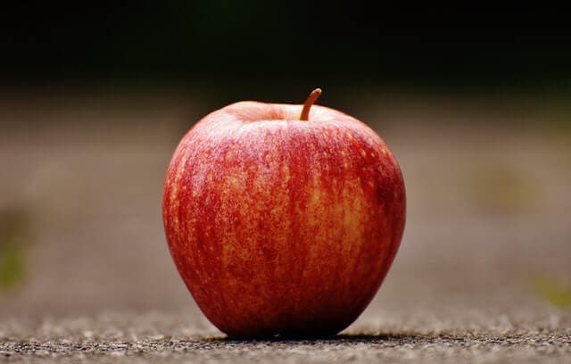 Manzana roja.