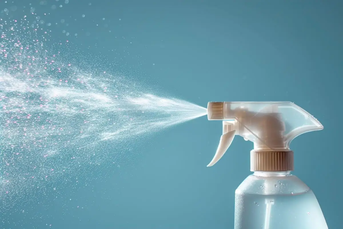 Atomizador con vinagre y agua para quitar el mal olor en sillones