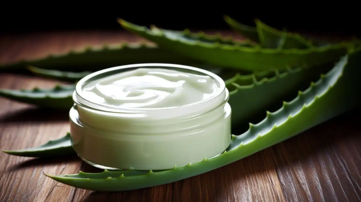 Crema de aloe para los talones secos y agrietados