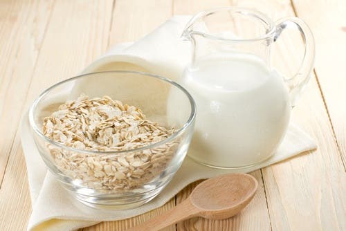 Leche de avena, leche de vaca