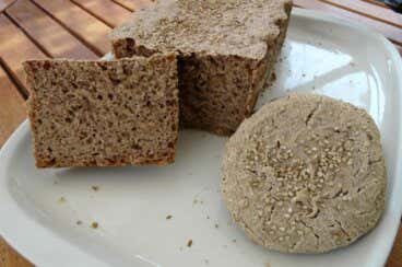 Pan sin gluten de trigo sarraceno y arroz