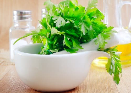 Por qué la bebida de perejil ayuda a limpiar los riñones