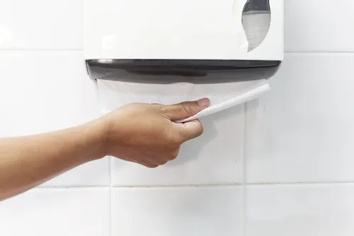 higiene en baños públicos