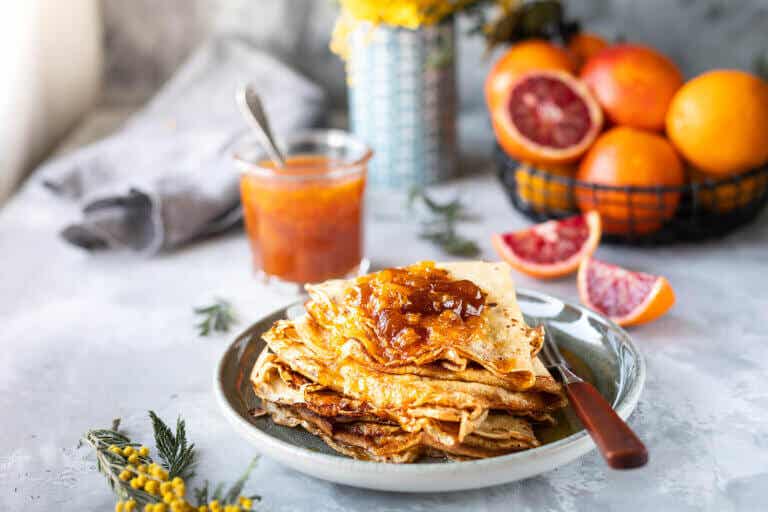 Desayunos con naranja y miel, una opción saludable