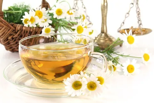 Infusión de manzanilla para sequedad vaginal