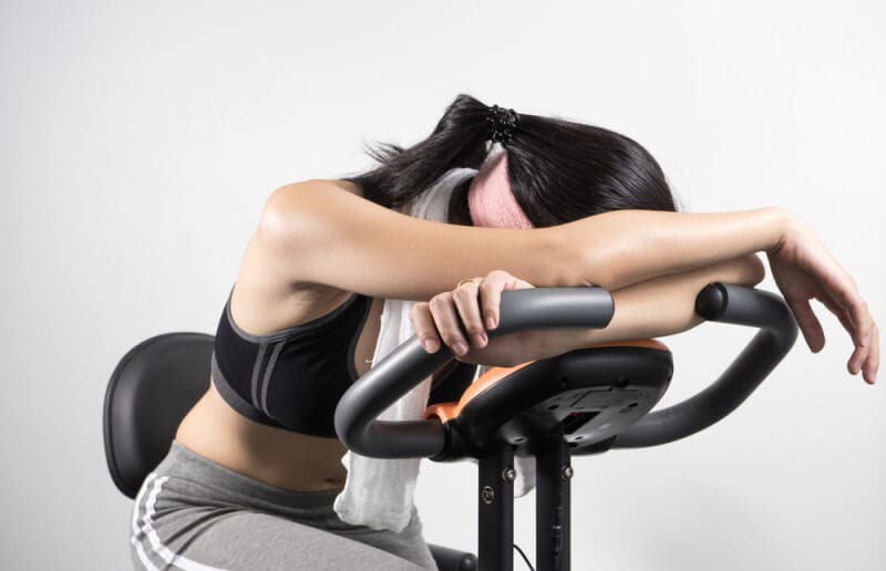 Mujer gimnasio pereza
