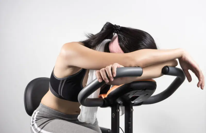 Mujer gimnasio pereza