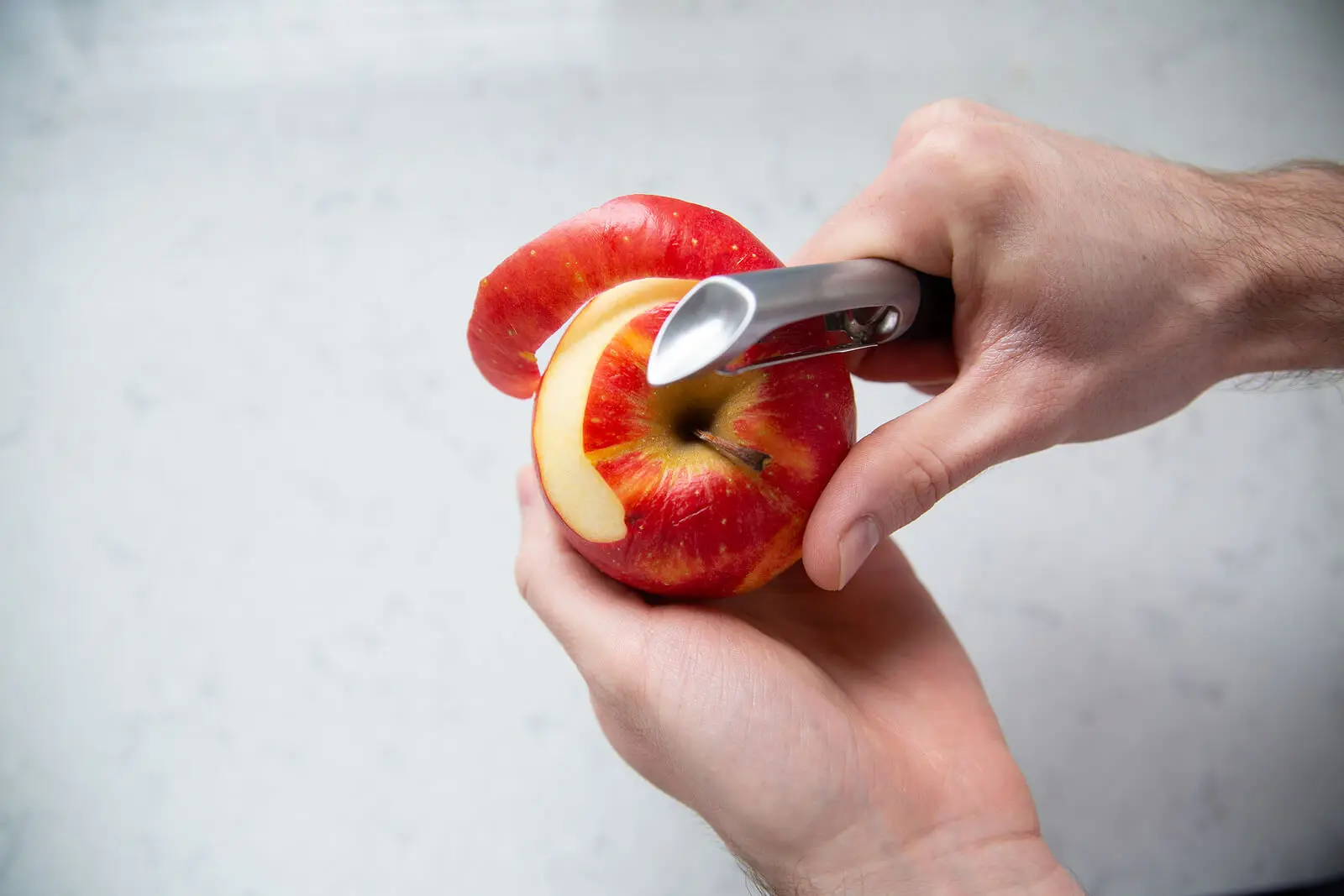 Manzana roja.
