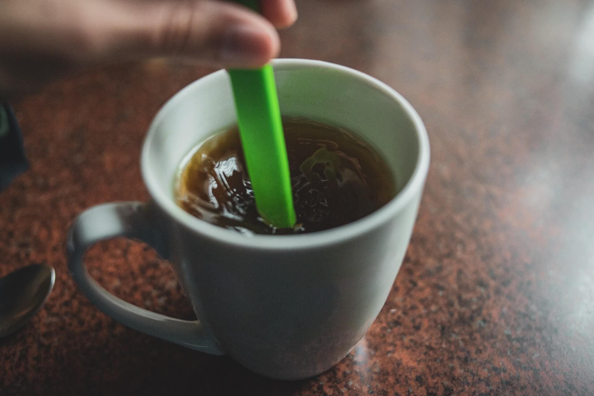 Taza de café para trabajar.