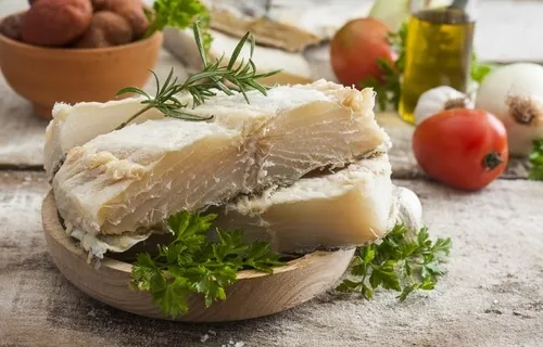 Trozos de bacalao