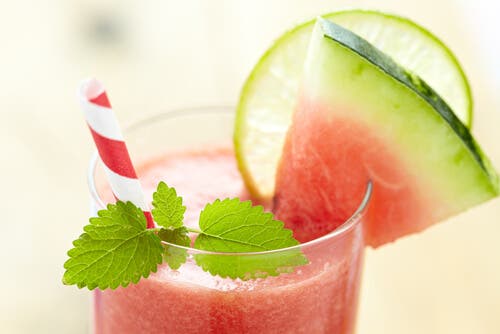 Batido detox de sandía