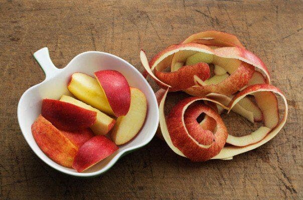 La cáscara de manzana para desinflamar y más
