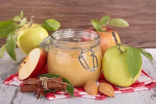 Manzanas en compota