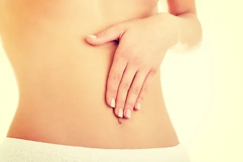 Flacher Bauch