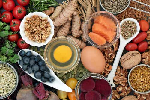 Alimentos con nutrientes esenciales para el organismo.