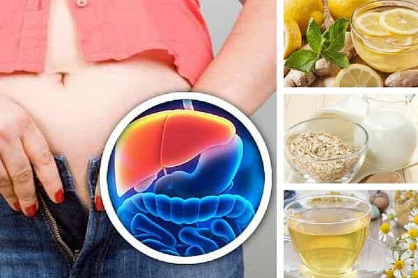 Bebidas nocturnas para desintoxicar hígado y perder peso