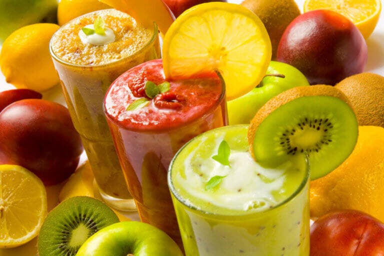 7 batidos de colores para cada día de la semana