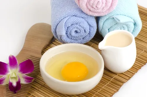 mascarilla de huevo