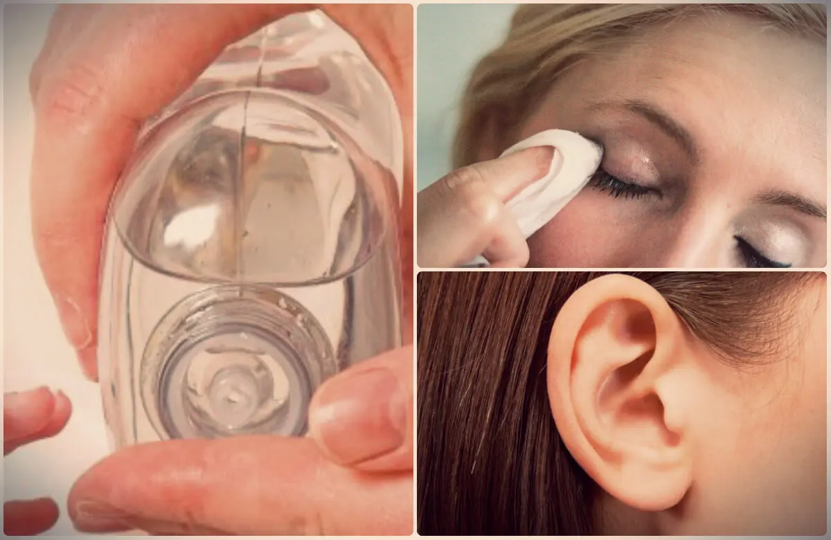 Aceite de bebé para varios usos.