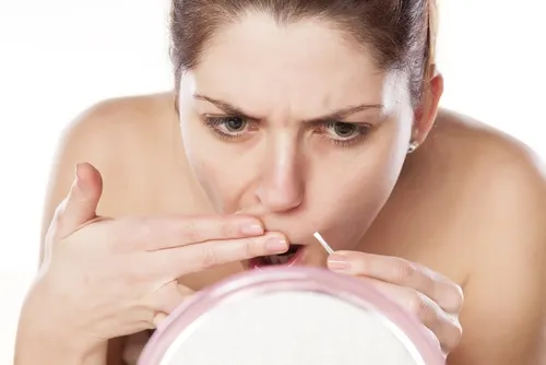 Vello facial demasiado grueso