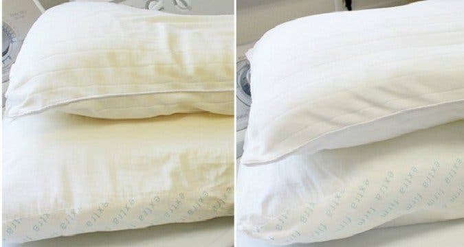 Trucos caseros para blanquear las almohadas