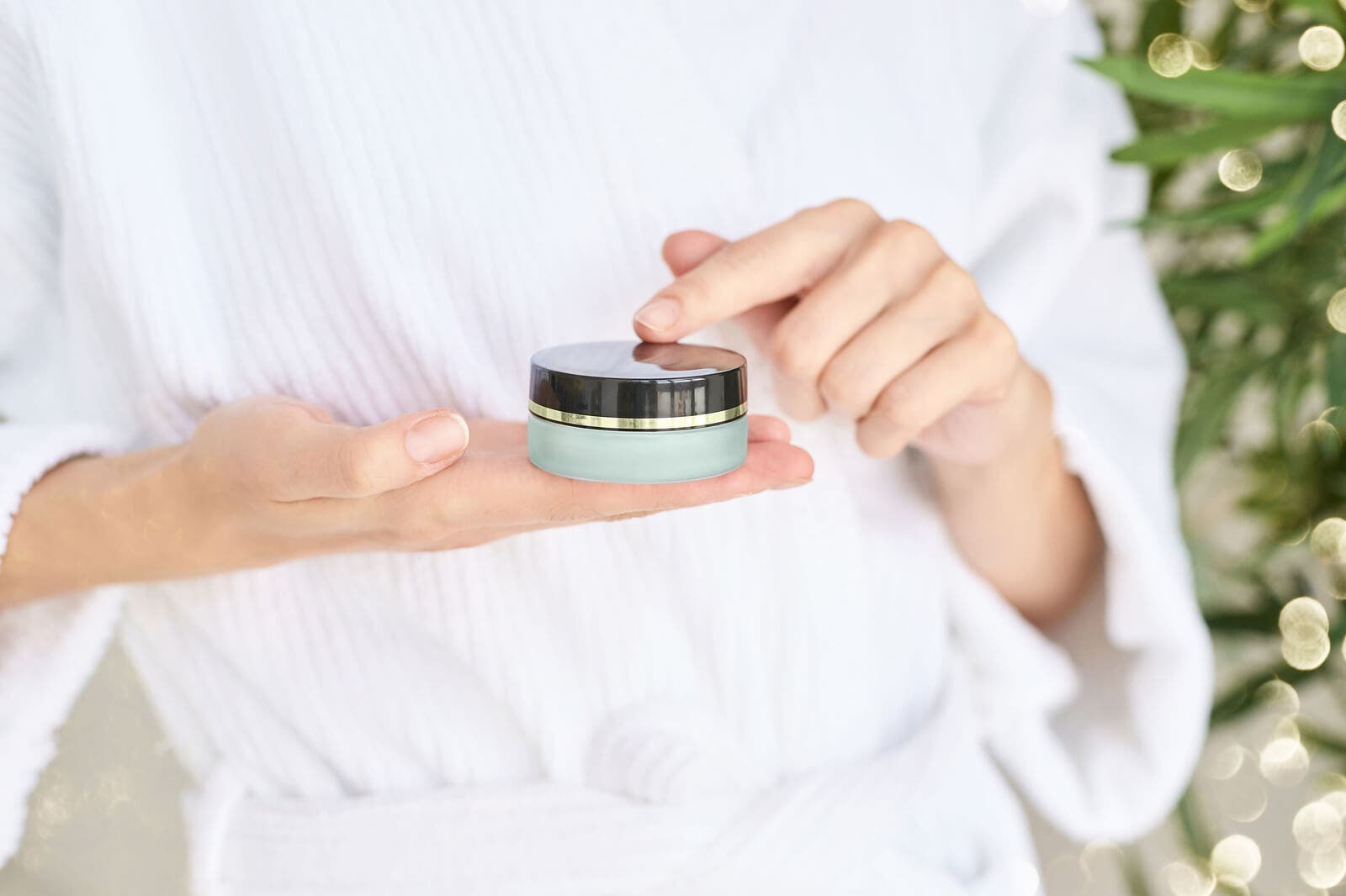 Crema con aloe vera para las manos.
