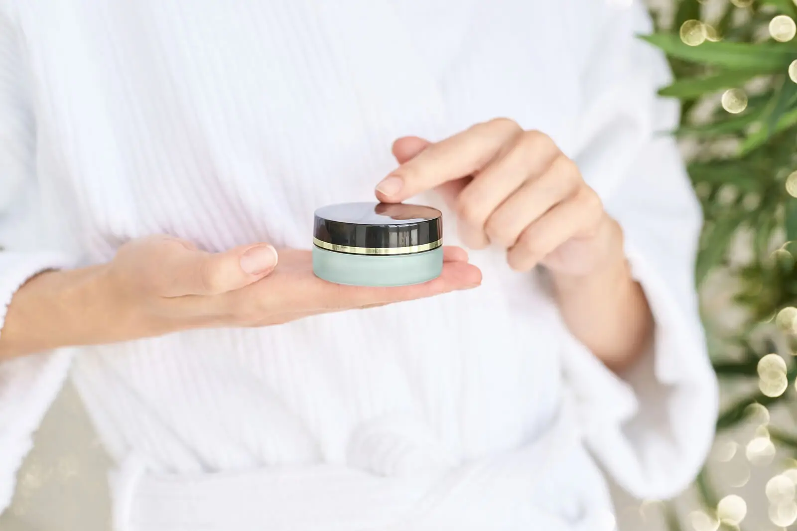 Crema con aloe vera para las manos.