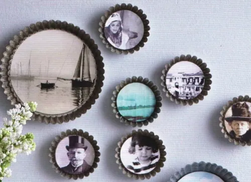 Darles nuevos usos a los viejos utensilios: moldes