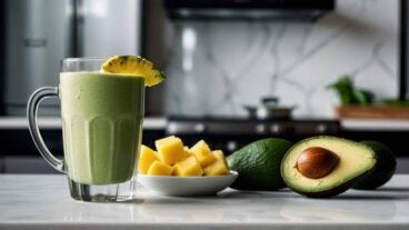 Prepara este batido con aguacate y piña para llenarte de energía por la mañana
