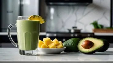Prepara este batido con aguacate y piña para llenarte de energía por la mañana