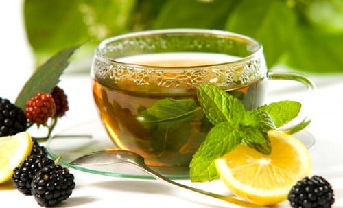 te verde con limon