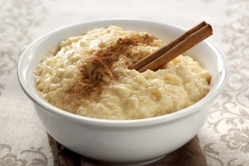 Arroz con leche para entrenar